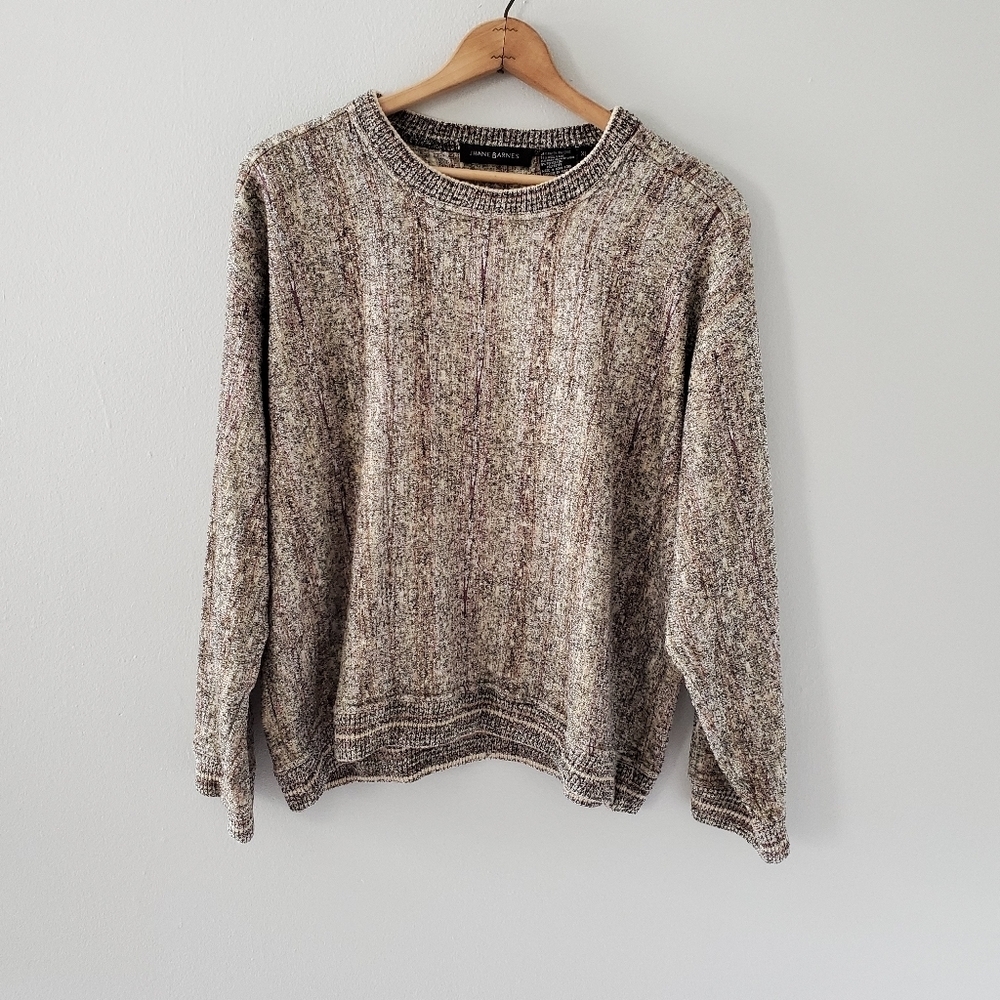 Jhane Barnes Wool Blend Grandpa Sweater